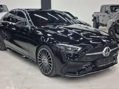 2024 Mercedes-Benz C 200 Premium 2.0L 4 Cylinder AMG KIT Black Red Sedan