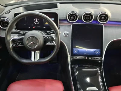 2024 Mercedes-Benz C 200 Premium 2.0L 4 Cylinder AMG KIT Black Red Sedan