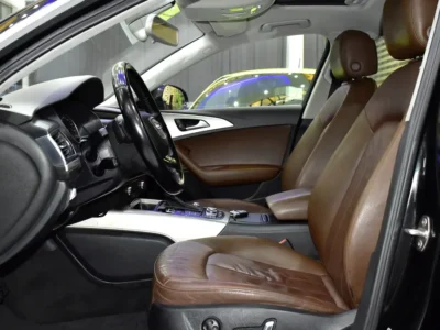 2016 Audi A6 35 FSI Quattro 6 Cylinders Petrol Engine Black Brown Sedan GCC