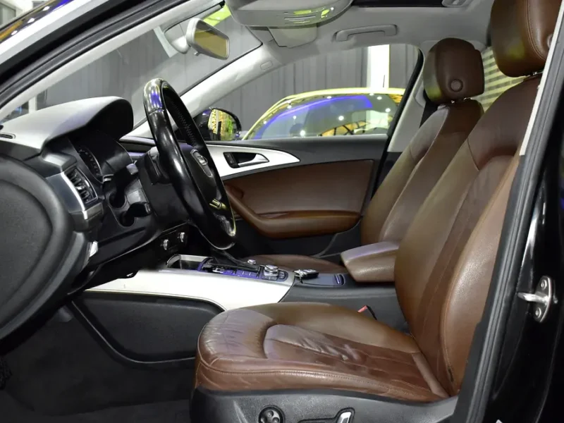 2016 Audi A6 35 FSI Quattro 6 Cylinders Petrol Engine Black Brown Sedan GCC