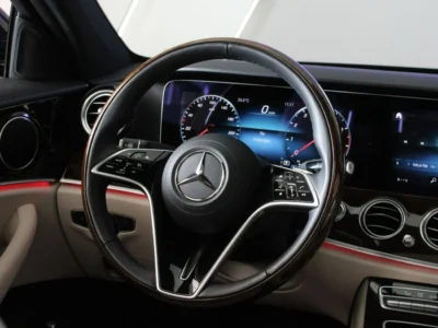 2023 Mercedes-Benz E300 2.0L Turbocharged 4 Cylinder Engine Blue White Sedan