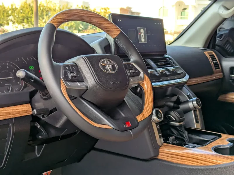 2008 TOYOTA LAND CRUISER FACELIFTED 2025 V6 4.0L Black Brown SUV GCC