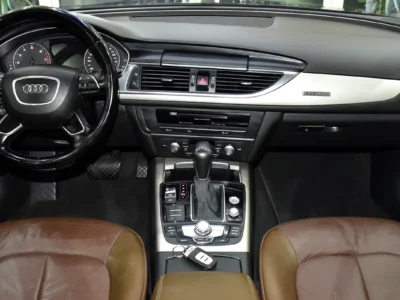 2016 Audi A6 35 FSI Quattro 6 Cylinders Petrol Engine Black Brown Sedan GCC