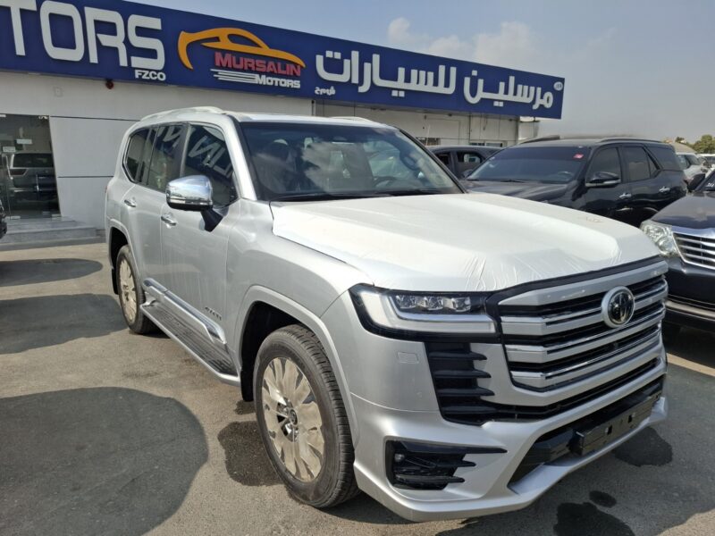 2025 Toyota Landcruiser VXR 3.5L V6 Twin-Turbo TT Silver Red with Radar GCC