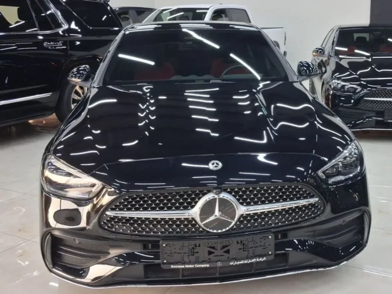 2024 Mercedes-Benz C 200 Premium 2.0L 4 Cylinder AMG KIT Black Red Sedan
