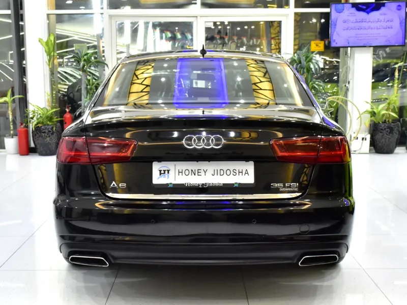 2016 Audi A6 35 FSI Quattro 6 Cylinders Petrol Engine Black Brown Sedan GCC