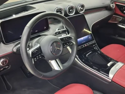 2024 Mercedes-Benz C 200 Premium 2.0L 4 Cylinder AMG KIT Black Red Sedan