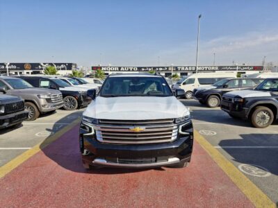 2023 CHEVROLET TAHOE HIGH COUNTRY 6.2L V8 Engine PETROL Black Tan SUV