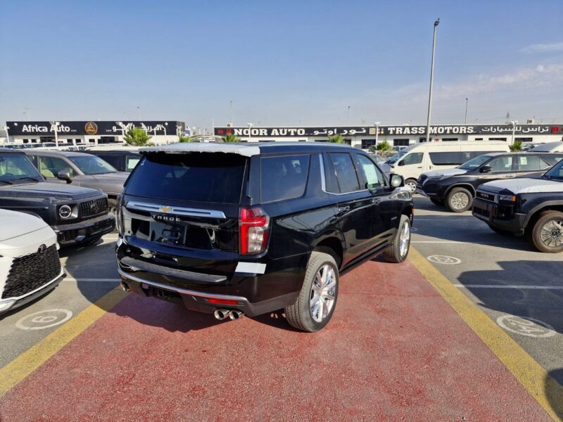 2023 CHEVROLET TAHOE HIGH COUNTRY 6.2L V8 Engine PETROL Black Tan SUV