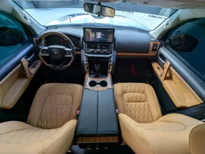 2008 TOYOTA LAND CRUISER FACELIFTED 2025 V6 4.0L Black Brown SUV GCC