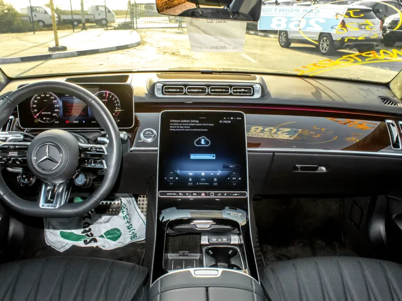 2024 Mercedes-Benz S-Class S 63 AMG 8 Cylinder Petrol Engine Grey Black Sedan