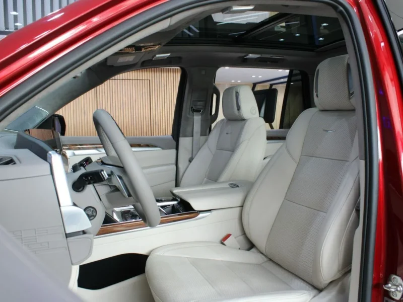 2026 Cadillac Escalade Sport Platinum 6.2L V8 Engine Red White SUV AWD