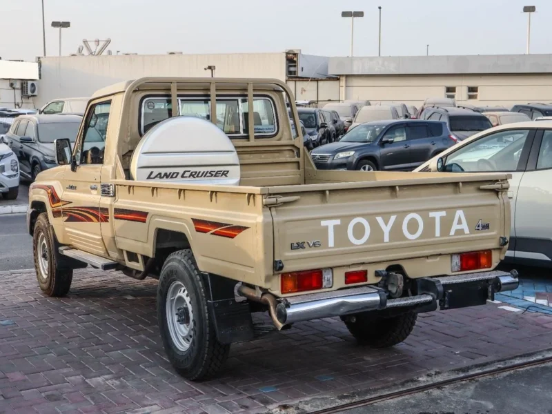 2021 Toyota Land Cruiser 70 Series Single Cab 4.0L 6 Cylinders Petrol Beige Truck