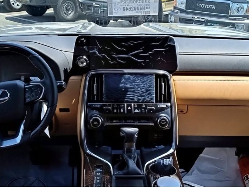 2022 LEXUS LX 600 TURBO SPORTS 6 Cylinder Petrol Engine Black Tan SUV