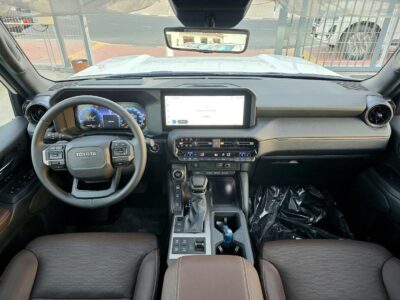 2025 Toyota Land Cruiser Prado 4x4 2.4L Turbo 4 Cylinders Engine White Brown SUV