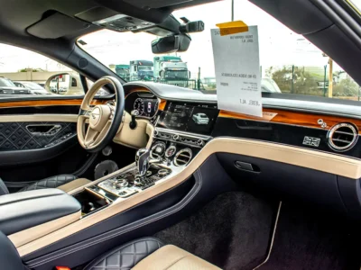 2019 Bentley Continental GT 12 Cylinders Petrol Engine White Beige Coupe