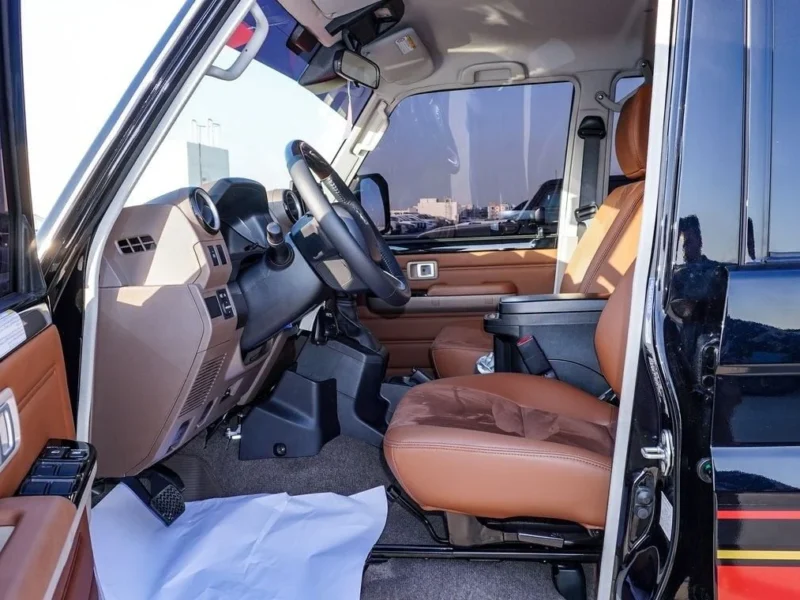 2025 Toyota Land Cruiser 70 LX 4.0 Litres V6 Cylinder Engine Black Tan SUV