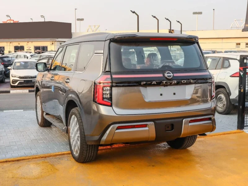 2026 Nissan Patrol Platinum 3.5L V6 Twin-Turbo Petrol Silver Red SUV GCC Specs