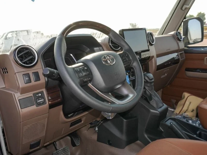 2025 Toyota Land Cruiser Pick Up LX 4.0L V6 Engine AT Grey Tan Pick Up Truck