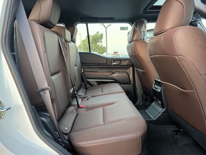 2025 Toyota Land Cruiser Prado 4x4 2.4L Turbo 4 Cylinders Engine White Brown SUV