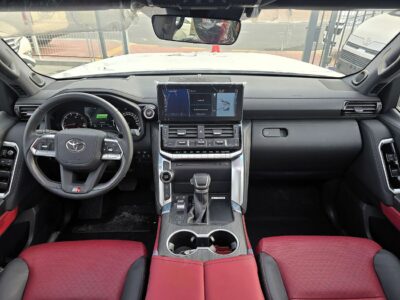 2022 Toyota Land Cruiser GR-S 3.3L 6 Cylinder Engine Diesel White Red SUV GCC