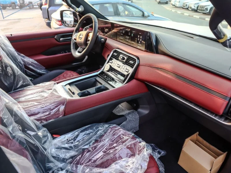 2026 Nissan Patrol Platinum 3.5L V6 Twin-Turbo Petrol Silver Red SUV GCC Specs