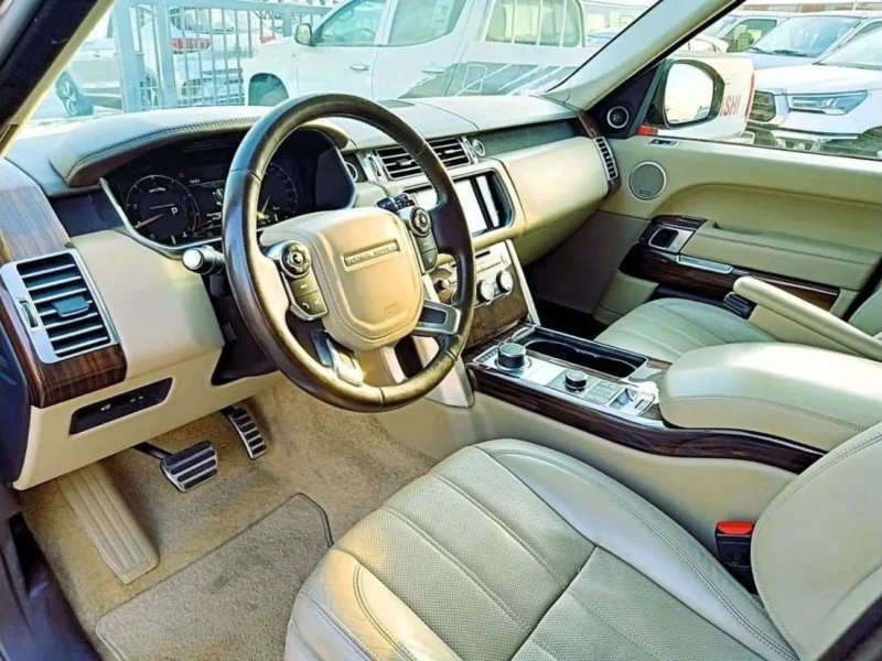 2015 Land Rover Range Rover Autobiography 5.0 L 8 Cylinders Black Beige SUV