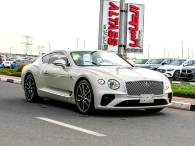 2019 Bentley Continental GT 12 Cylinders Petrol Engine White Beige Coupe