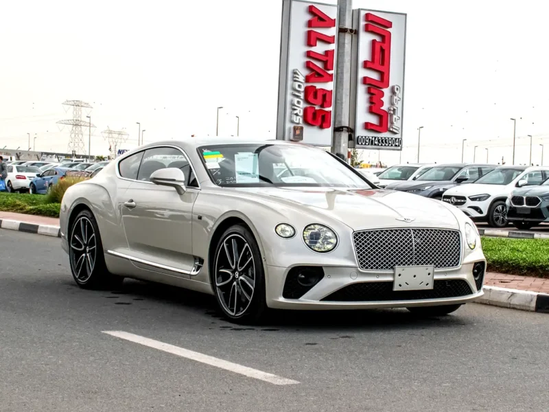 2019 Bentley Continental GT 12 Cylinders Petrol Engine White Beige Coupe