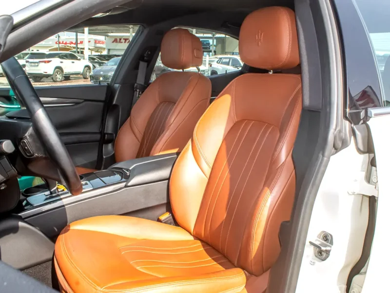 2016 Maserati Ghibli Other 6 Cylinders Petrol Engine White Orange Sedan