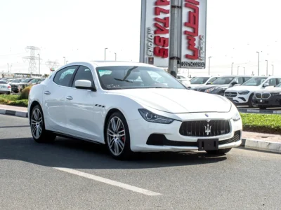 2015 Maserati Ghibli Other 6 Cylinders Petrol Engine White Red Sedan