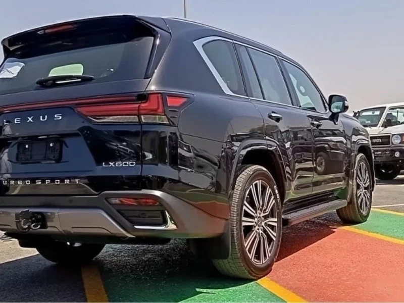 2022 LEXUS LX 600 TURBO SPORTS 6 Cylinder Petrol Engine Black Tan SUV