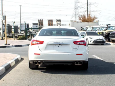 2016 Maserati Ghibli Other 6 Cylinders Petrol Engine White Orange Sedan