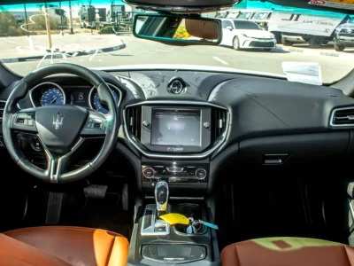 2016 Maserati Ghibli Other 6 Cylinders Petrol Engine White Orange Sedan