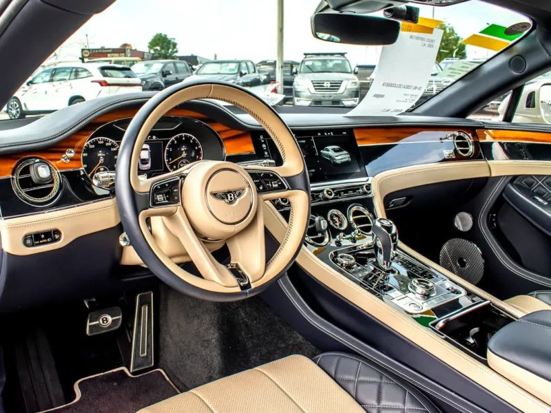 2019 Bentley Continental GT 12 Cylinders Petrol Engine White Beige Coupe