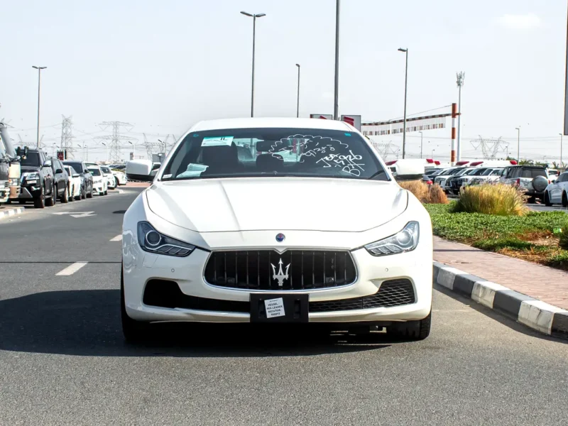 2016 Maserati Ghibli Other 6 Cylinders Petrol Engine White Orange Sedan