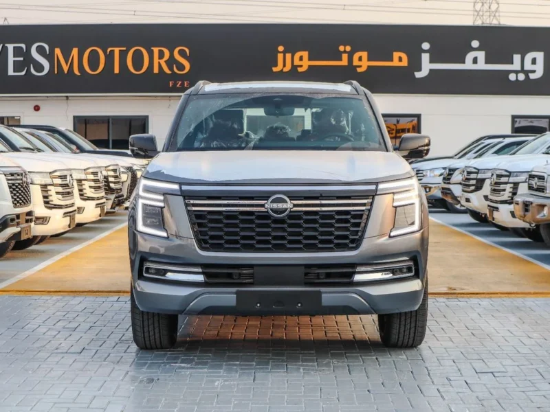 2026 Nissan Patrol Platinum 3.5L V6 Twin-Turbo Petrol Silver Red SUV GCC Specs