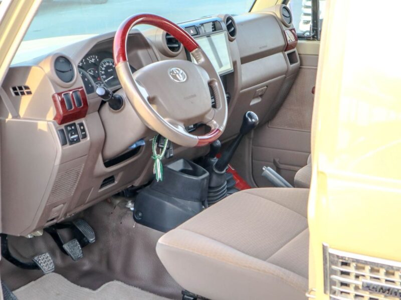 2021 Toyota Land Cruiser 70 Series Single Cab 4.0L 6 Cylinders Petrol Beige Truck