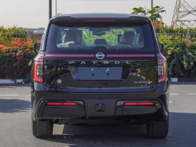 2025 Nissan Patrol Platinum 3.5-litre V6 Twin-Turbo Black Tan SUV GCC Specs