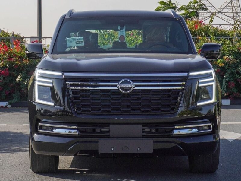 2025 Nissan Patrol Platinum 3.5-litre V6 Twin-Turbo Black Tan SUV GCC Specs