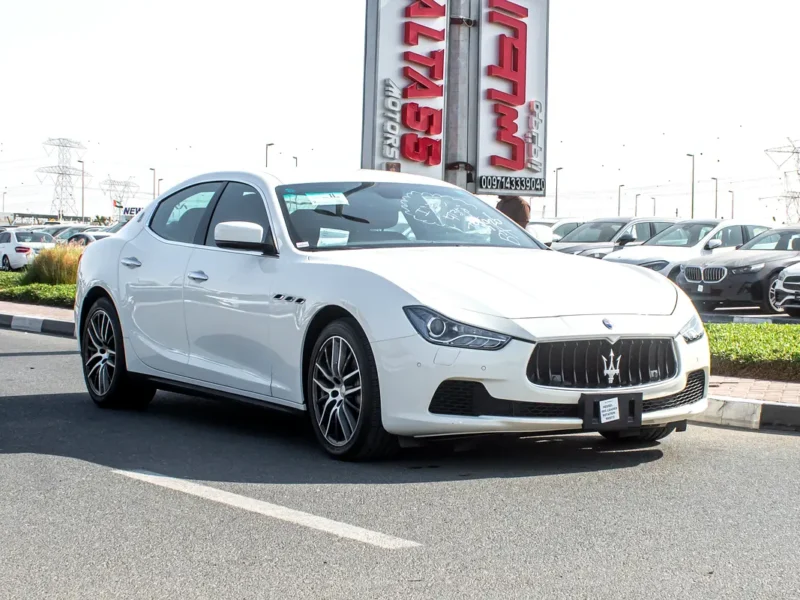 2016 Maserati Ghibli Other 6 Cylinders Petrol Engine White Orange Sedan