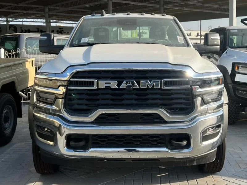 2025 RAM 5500 Regular Chassis Cab 4x4 6.7L Cummins Diesel White Black