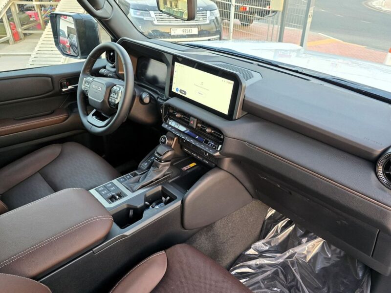 2025 Toyota Land Cruiser Prado 4x4 2.4L Turbo 4 Cylinders Engine White Brown SUV