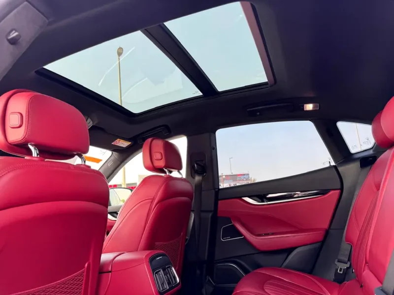 2017 Maserati Levante S 6 Cylinder Petrol Engine Black Red SUV CLEAN TITLE