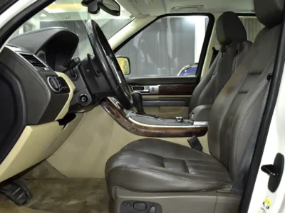 2010 Land Rover Range Rover Sport Supercharged 8 Cylinder White Brown SUV