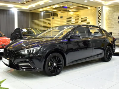 2022 MG MG6 Trophy 4 Cylinder Petrol Engine Black Red Sedan GCC Specs