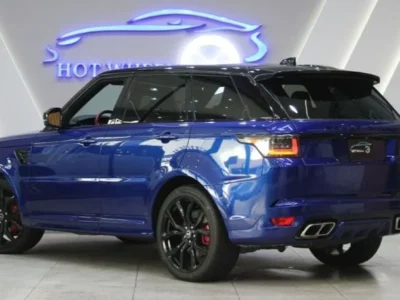 2022 Land Rover Range Rover Sport SVR 5.0L Supercharged V8 Blue Red SUV