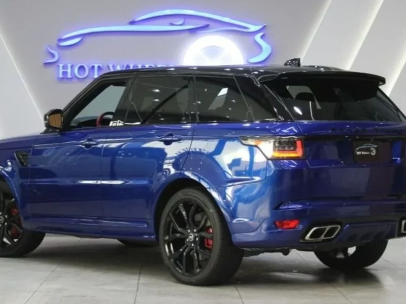 2022 Land Rover Range Rover Sport SVR 5.0L Supercharged V8 Blue Red SUV