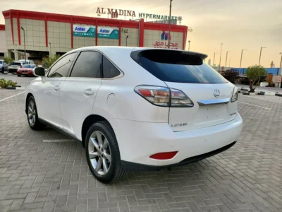 2009 Lexus RX-Series RX350 V6 Engine 3.5 Litres White Beige SUV Full Option GCC