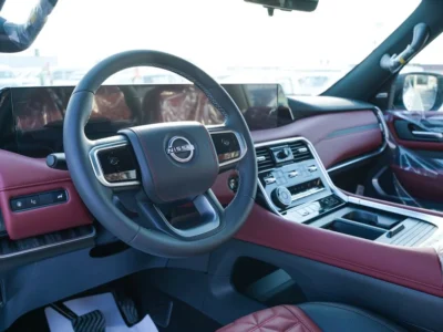 2026 Nissan Patrol 6 Cylinders Petrol Engine White Red SUV GCC Specs